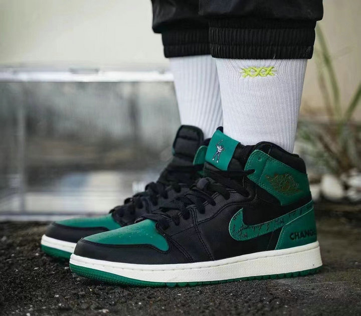 Nike Chaussures Eastside Golf x Air Jordan 1 High Golf Noir Vert